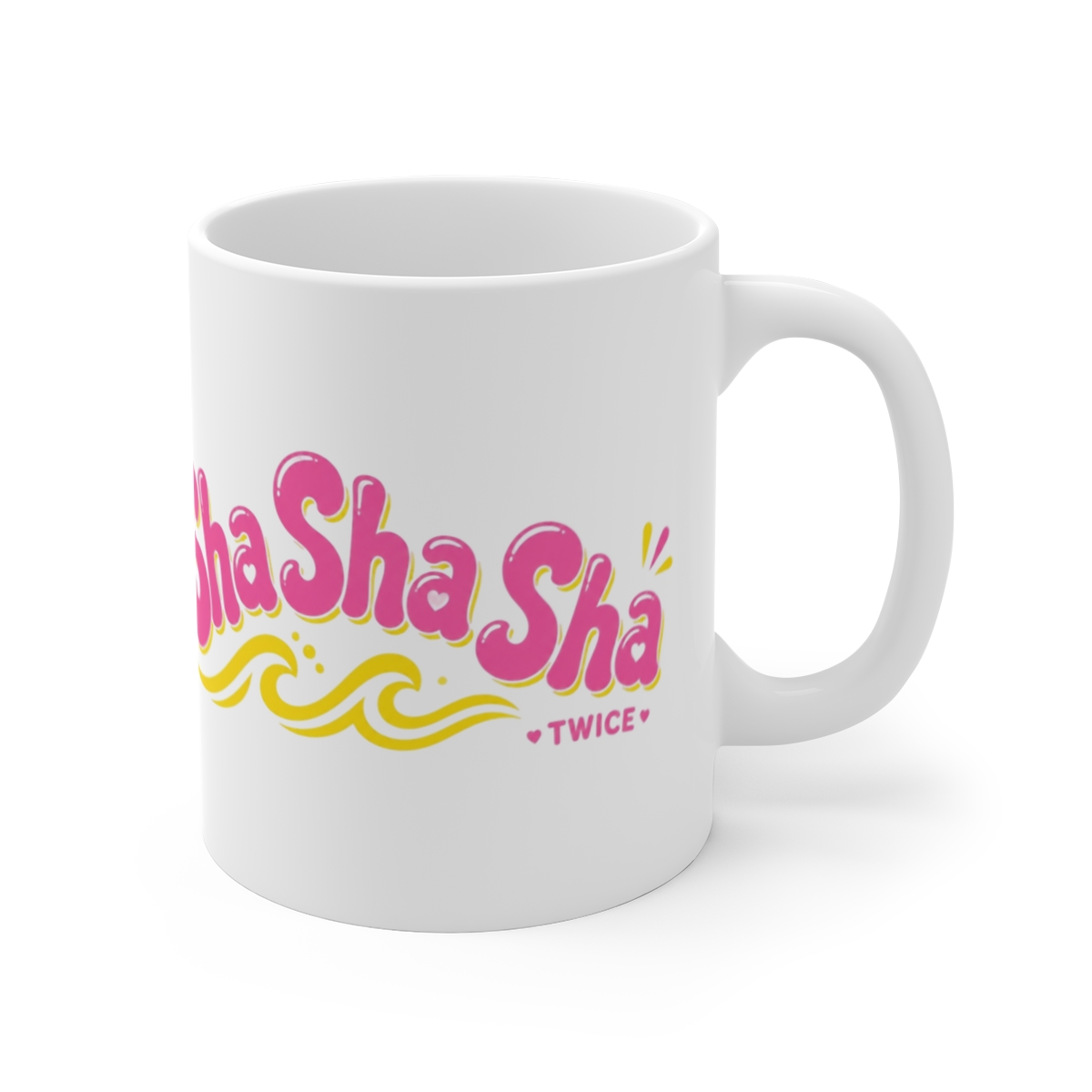 TWICE "Sha Sha Sha" White Mug