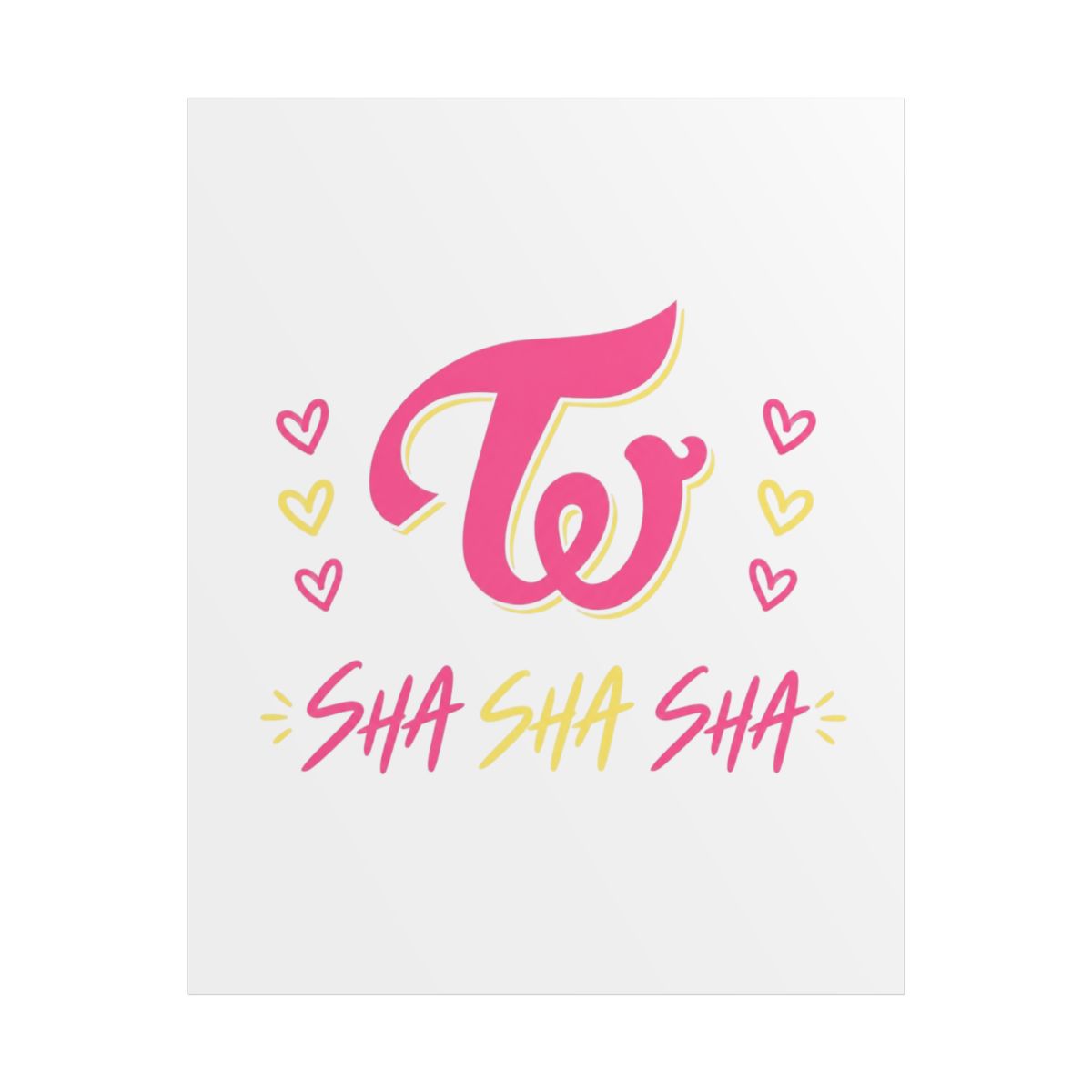 TWICE "T and W" Poster - Official Posters & Wall Art merchandise