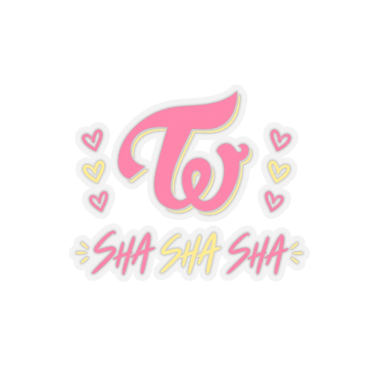 TWICE "T and W" Sticker