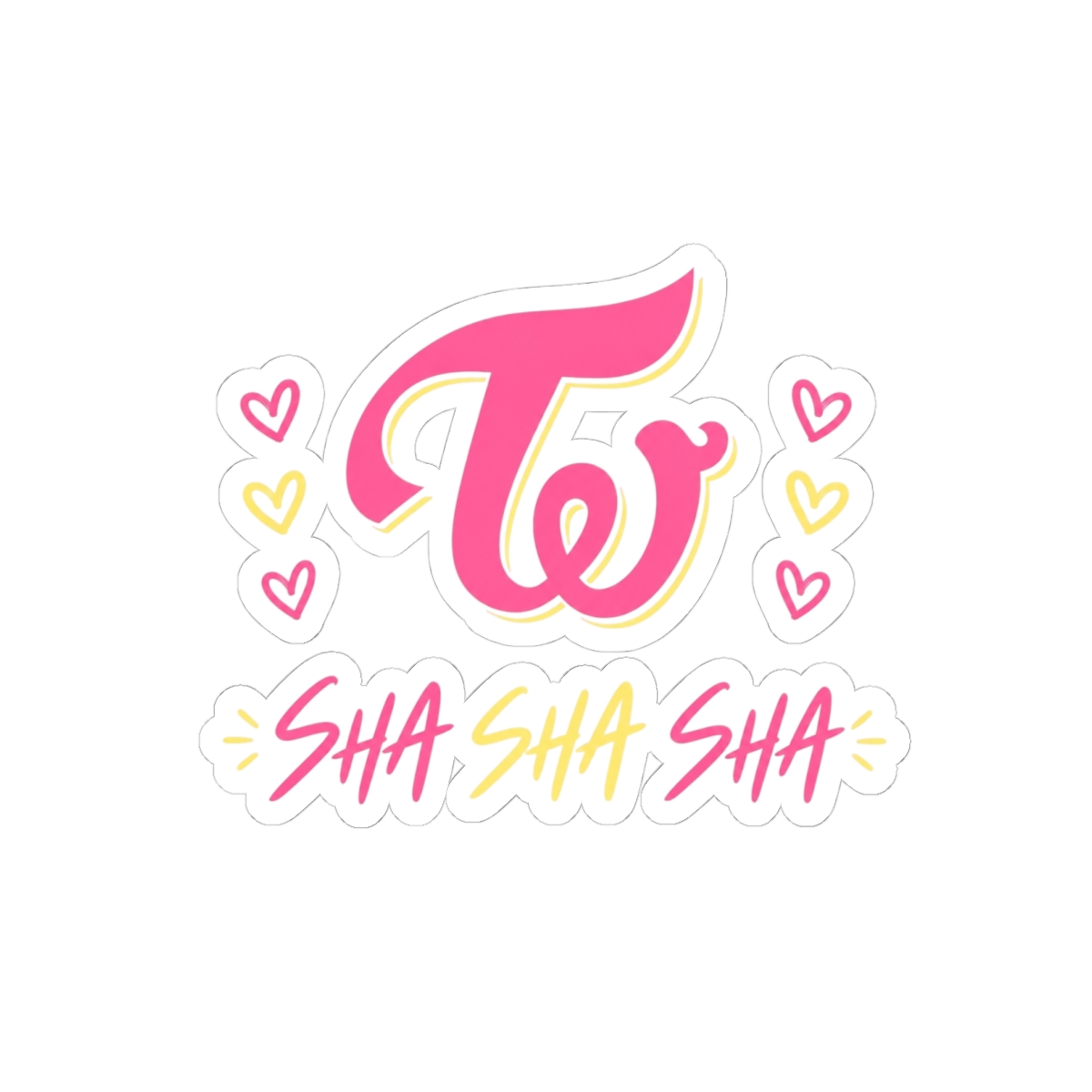 TWICE "T and W" Sticker