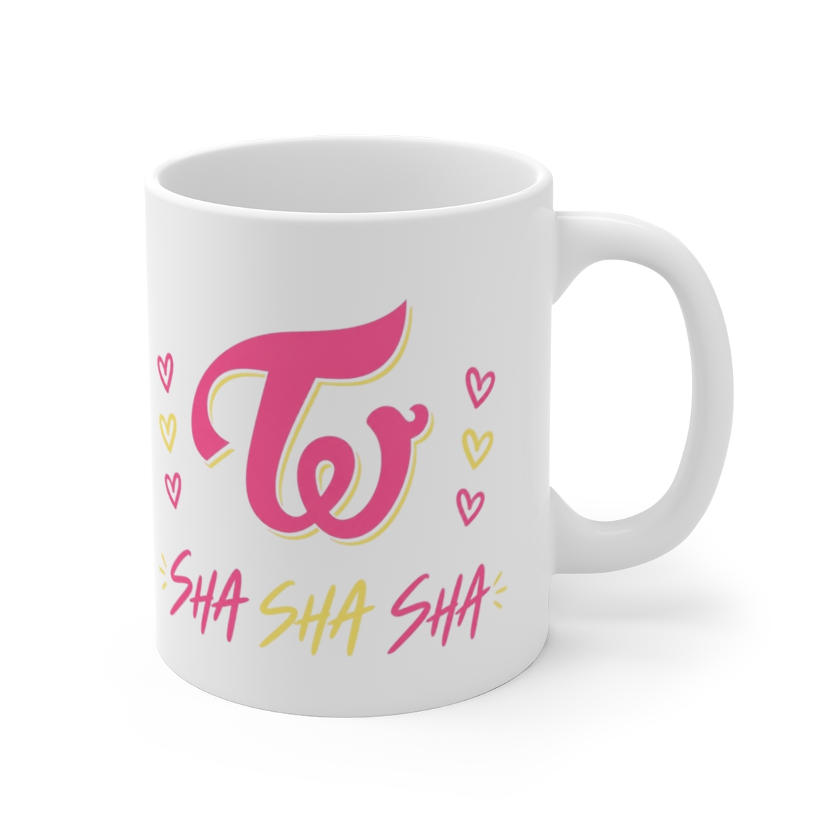 TWICE "T and W" White Mug