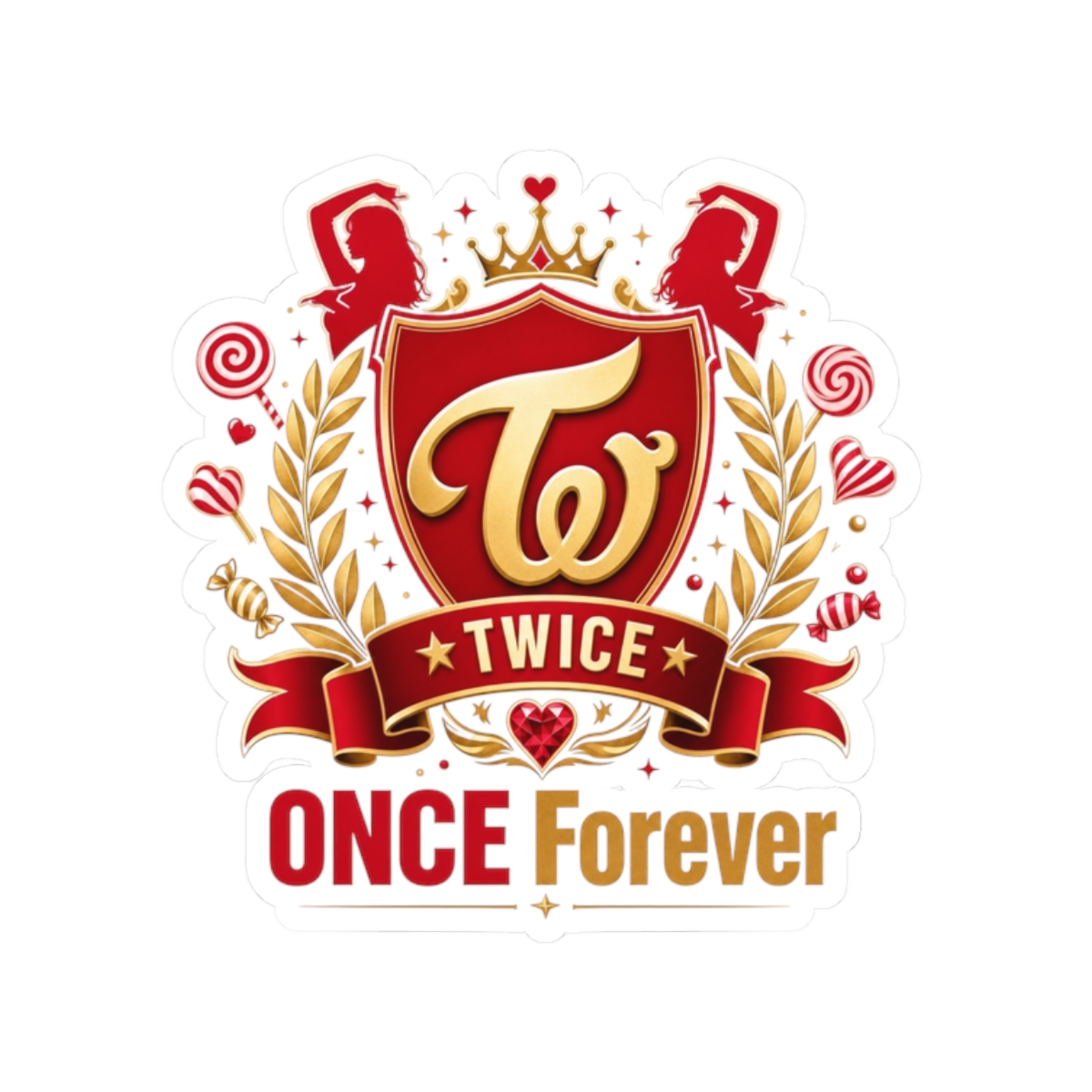 TWICE " and " Sticker - Official stickers merchandise