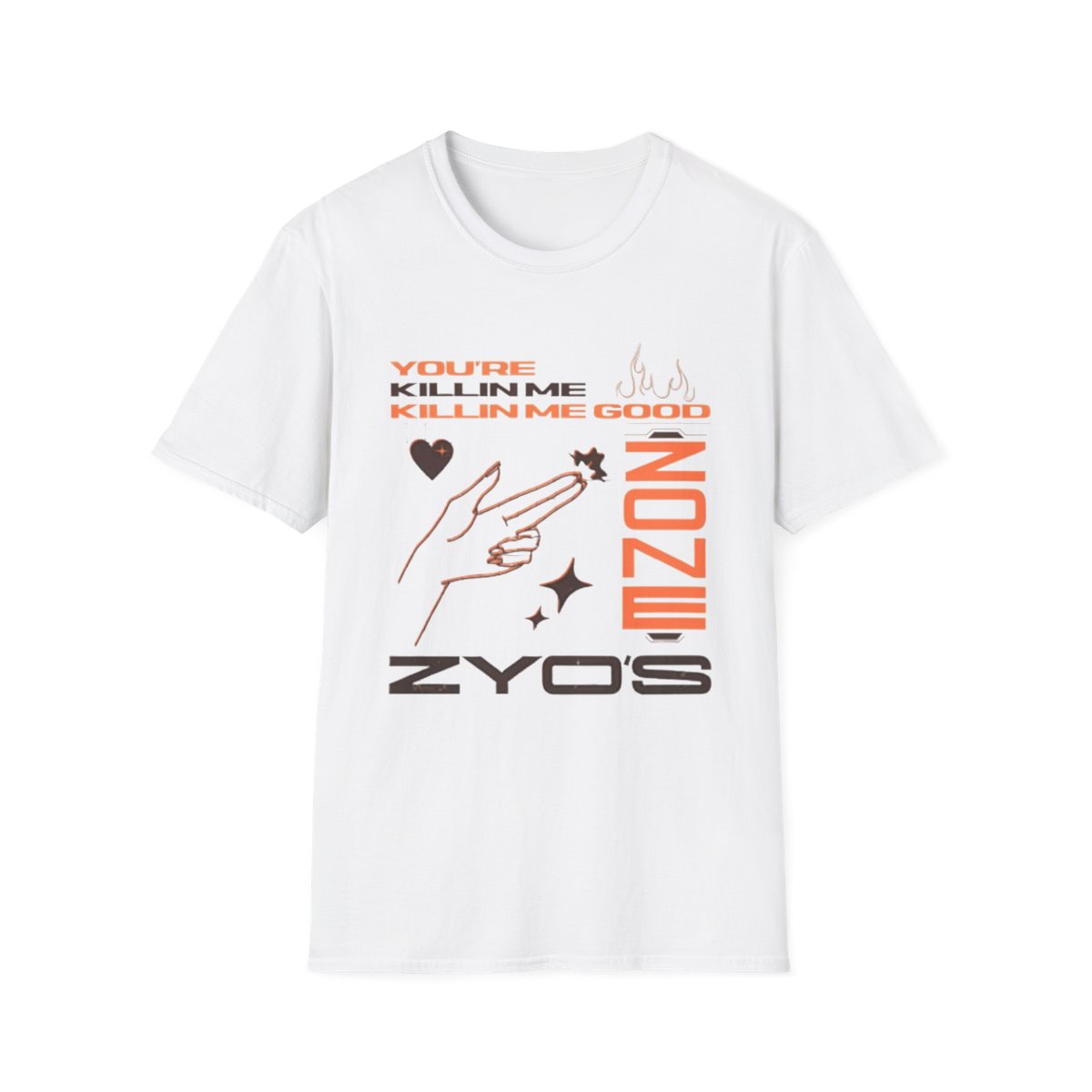 You’re Killin Me Killin Me Good T-Shirt | Graphic Text Heart Finger Gun Design | TWICE Kpop