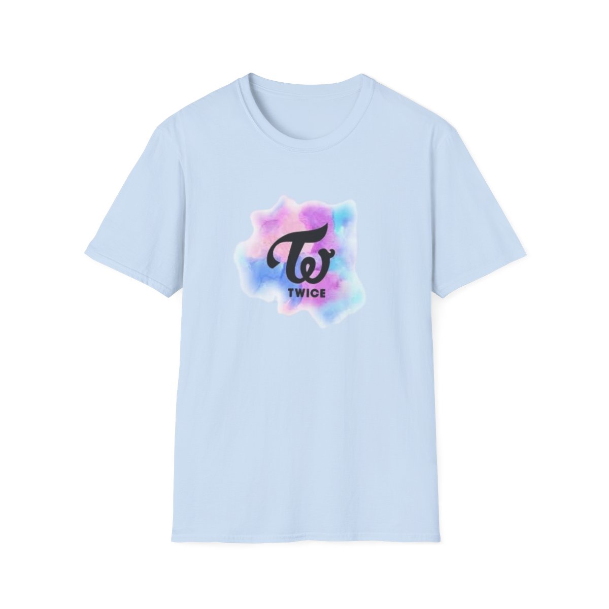 TWICE Logo Watercolor Tee | T-Shirt | TWICE Kpop - alternate angle 2, merchandise