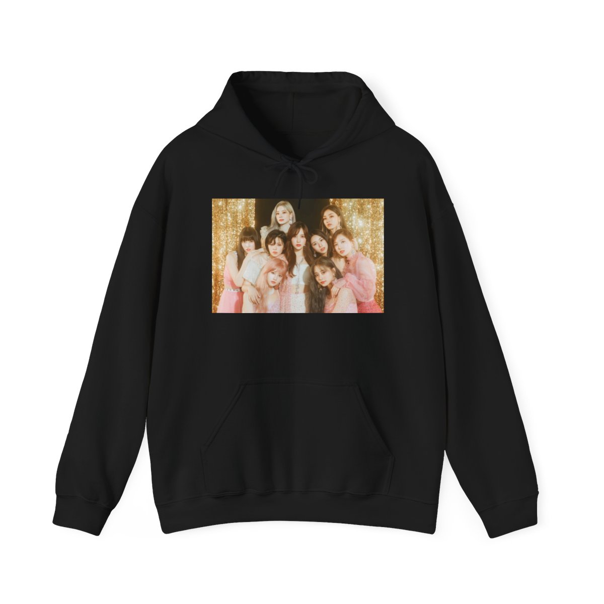Photo Collage Hoodie | Group Portrait Sweatshirt | TWICE Kpop - alternate angle 3, merchandise