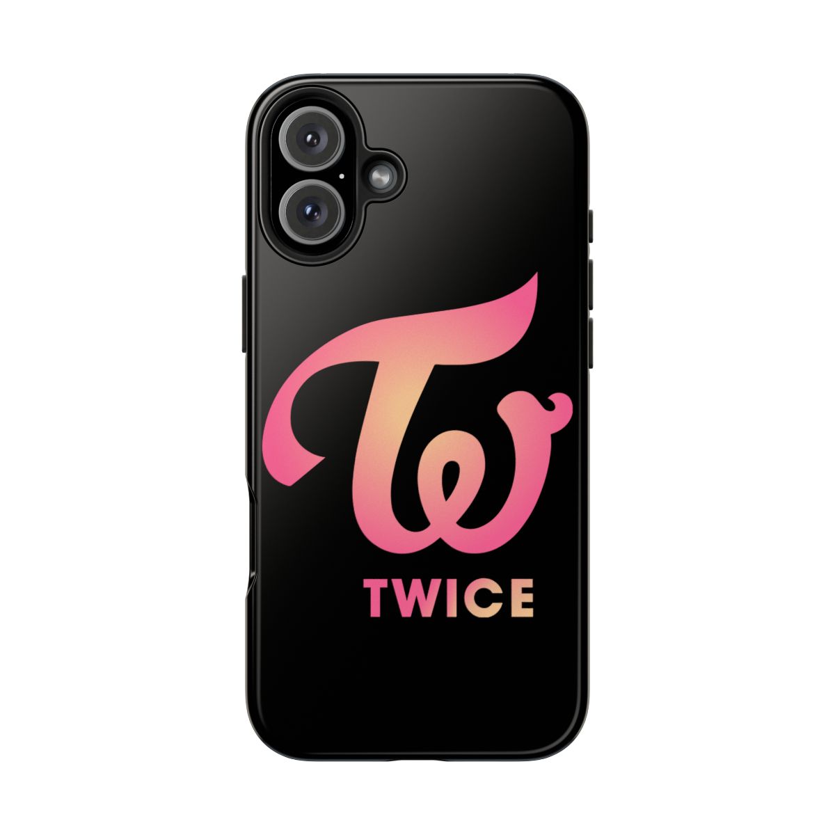 Pink Gradient TW Logo phone case | Tough Phone Case | TWICE Kpop